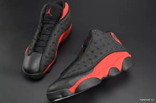 black  red mens 13 414571-004 RetroBred Jordan Air 0429